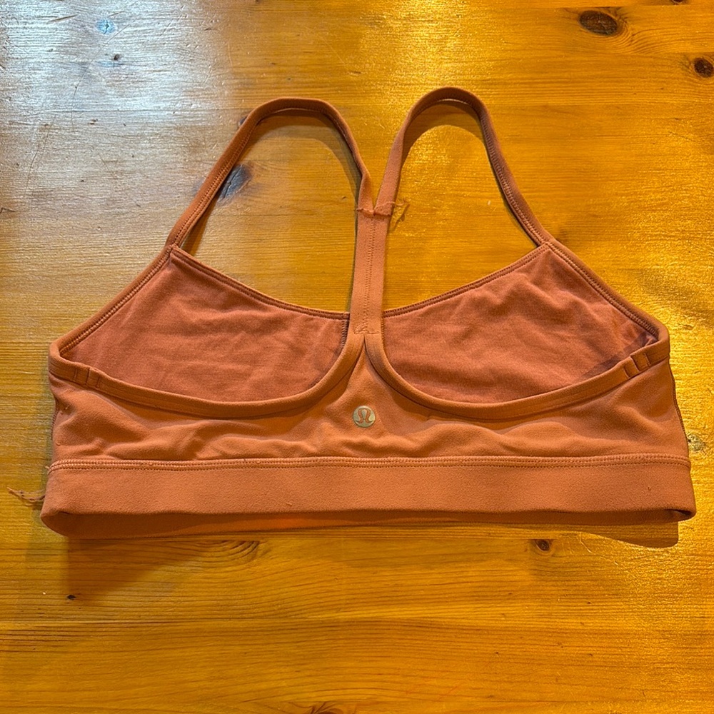 lululemon athletica Salmon Sports Bra Seamless Racerback